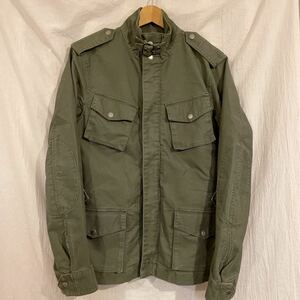 WOOLRICH JOHN RICH & BROS ウールリッチ コットンジャケット S カーキ ビームスF別注 ライダース