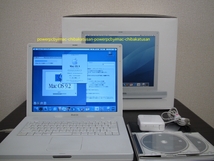 即決 最終型 iBook G4 1.42GHz 14.1inch 1GB 60GB SD AM BT 取説 元箱 A1134 M9848J/A_画像1