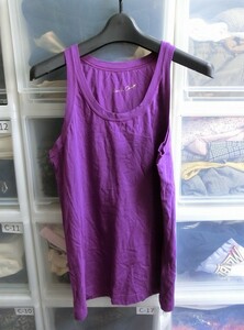 DRESSCAMP tank top back Logo 46 purple #3491-290966 Dress Camp 