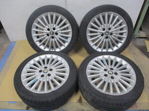 アルファロメオ 166 3.0 V6 24V 936A11 タイヤホイール 4本 7.5J×17 +36.5 PCD98 225/45R17 ＊個人宅配送不可＊