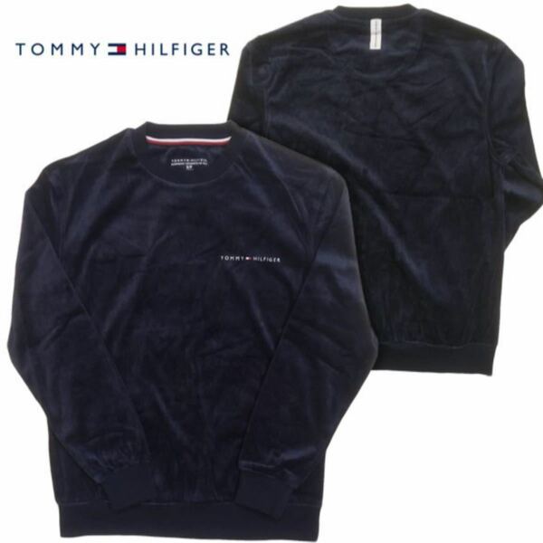 Tommy Hilfiger トミー　ベロア　スウェット　美品 長袖Tシャツ