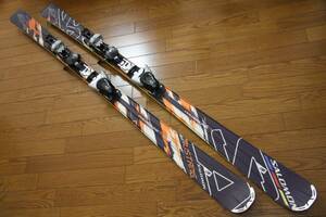 ☆スキー板・訳あり「SALOMON 24 MUSTANG(162cm、R13.6)＋Z12SPEED/2012-13モデル、ホットワクシング済、送料無料」