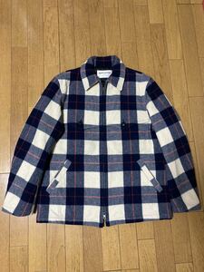 Общие исследования 1999 Style549 Проверка Blouson M Buffalo Check Jacket 90S Vintage Goodyinaf Affa