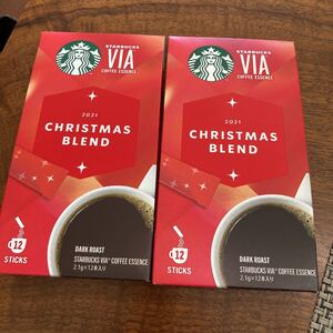 スターバックスクリスマスブレンド12本×2セット