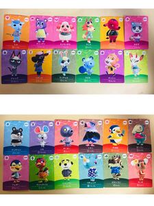 第5弾 24枚セット 住民 あつまれ どうぶつの森 amiibo カード ミッチェル ちゃちゃまる ジャック みすず スピカ よしの レム モニカ