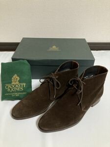 トゥモローランド別注 クロケット&ジョーンズ CROCKETT&JONES チャッカ3 CHUKKA 5.5E ダークブラウン 5780-29R チャッカ ブーツ 靴