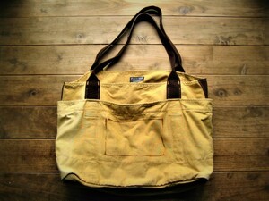 Free shipping ♪ POLO JEANS COMPANY RALPH LAUREN canvas tote bag 47 × 29 × 23 cm Ralph Lauren USED Polo jeans, and others, Ralph Lauren, Bag, bag