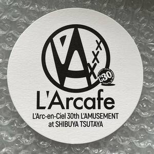 ◆L'Arc～en～Ciel ラルクアンシエル◆ ラルカフェ 紙コースター L'Arcafe hyde tetsuya ken yukihiro 30th L'Anniversary ラルク