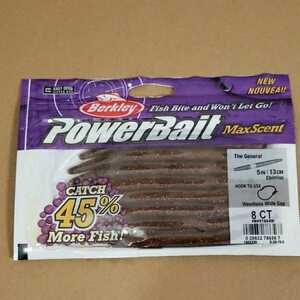 バークレイ　Berkley　マックスセント　ジェネラル 5インチ　PowerBait MaxScent The General 5inch　#PBMSTG5-EBI　エビミソ