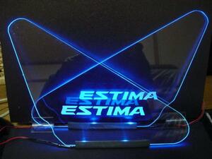 光るエンブレム 三角窓 Aピラー LED パネルB エスティマ ESTIMA