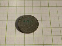 韓国　key day　１９７１年　100won coin　特年　１００ウォン　硬貨　コイン　_画像1