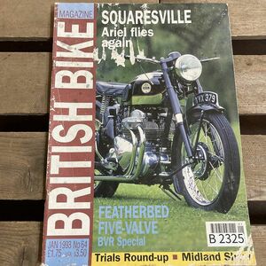 B2325　1993　「BRITISH BIKE」ブリティッシュバイク クラシック モーターサイクル 旧車 　オートバイ　ヴィンテージバイク　ビンテージ