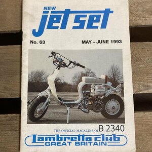 B2340 「NEW JETSET LAMBRETTA CLUB」No.63 1993 　ランブレッタ　 モーターサイクル 旧車 　オートバイ　ヴィンテージバイク　ビンテージ