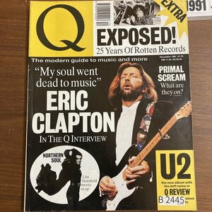 B2445　1991 年「Q」Q誌 英国月刊音楽雑誌　イギリス　英国　ビンテージ ロック　エンターテインメント 音楽 洋楽 Q MAGAZINE バンド