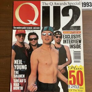 B2453　1993 年「Q」Q誌 英国月刊音楽雑誌　イギリス　英国　ビンテージ ロック　エンターテインメント 音楽 洋楽 Q MAGAZINE バンド