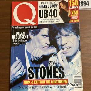 B2468　1994 年「Q」Q誌 英国月刊音楽雑誌　イギリス　英国　ビンテージ ロック　エンターテインメント 音楽 洋楽 Q MAGAZINE バンド