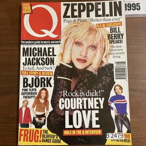 B2479　1995 年「Q」Q誌 英国月刊音楽雑誌　イギリス　英国　ビンテージ ロック　エンターテインメント 音楽 洋楽 Q MAGAZINE バンド