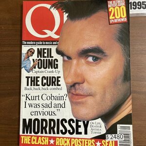 B2480　1995 年「Q」Q誌 英国月刊音楽雑誌　イギリス　英国　ビンテージ ロック　エンターテインメント 音楽 洋楽 Q MAGAZINE バンド
