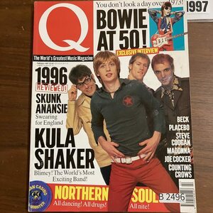 B2496　1997 年「Q」Q誌 英国月刊音楽雑誌　イギリス　英国　ビンテージ ロック　エンターテインメント 音楽 洋楽 Q MAGAZINE バンド