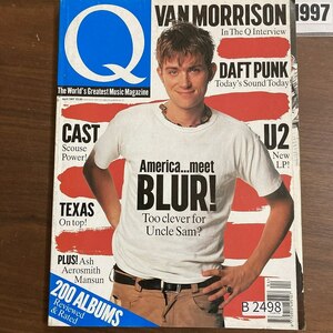 B2498　1997 年「Q」Q誌 英国月刊音楽雑誌　イギリス　英国　ビンテージ ロック　エンターテインメント 音楽 洋楽 Q MAGAZINE バンド