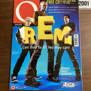 B2547　2001 年「Q」Q誌 英国月刊音楽雑誌　イギリス　英国　ビンテージ ロック　エンターテインメント 音楽 洋楽 Q MAGAZINE バンド