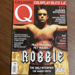 B2576　2003 年「Q」Q誌 英国月刊音楽雑誌　イギリス　英国　ビンテージ ロック　エンターテインメント 音楽 洋楽 Q MAGAZINE バンド