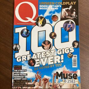 B2583　2004 年「Q」Q誌 英国月刊音楽雑誌　イギリス　英国　ビンテージ ロック　エンターテインメント 音楽 洋楽 Q MAGAZINE バンド