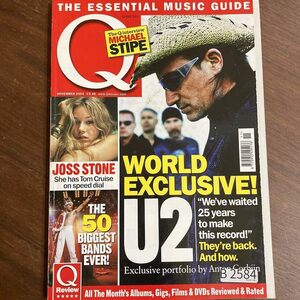 B2584　2004 年「Q」Q誌 英国月刊音楽雑誌　イギリス　英国　ビンテージ ロック　エンターテインメント 音楽 洋楽 Q MAGAZINE バンド