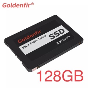 【最安値！】SSD Goldenfir 128GB SATA / 6.0Gbps 新品 2.5インチ 高速 NAND TLC 内蔵 デスクトップPC ノートパソコン ブラック