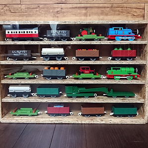 2個セット・送料無料・OSB・アクリル・鉄道模型収納棚・コレクションラック4