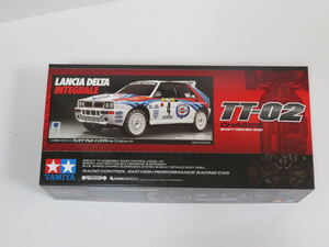 送料込み! ランチア デルタ インテグラーレ TT-02シャーシ タミヤ 1/10 4WDラリーカー