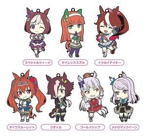 ウマ娘 プリティーダービー ねんどろいどぷらす トレーディングラバーキーホルダー PVC製 7個入り