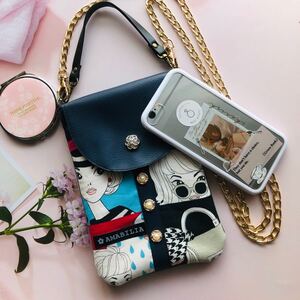 スマホポーチ ガールズスマホポーチ スマホポシェット ミニバッグ