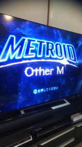 【Wii】 METROID Other M 動作画面あり 外装紙箱だけ破れあり