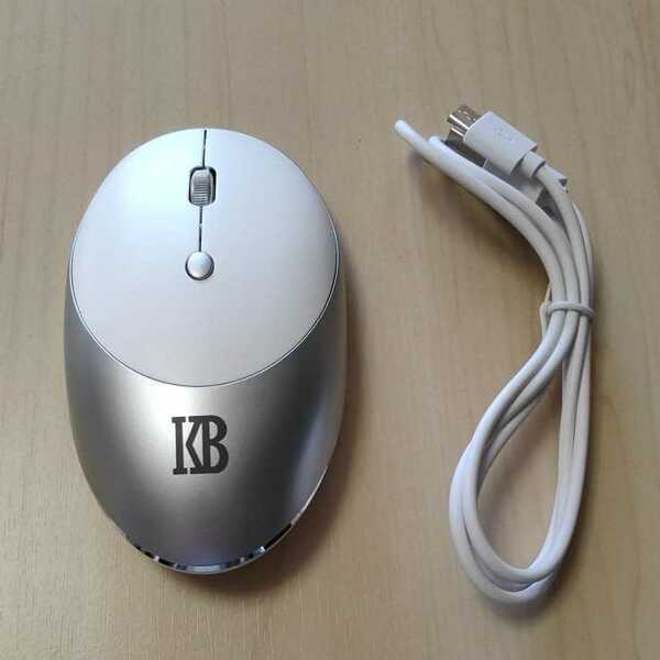 ●2.4G 無線マウス 軽量で薄型ワイヤレスマウス USBレシーバー シルバー
