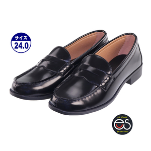 * новый товар * популярный *[20475-24.0] женский Loafer посещение школы * ходить на работу. стандартный форма обувь эмаль style широкий размер :22.5~25.0cm