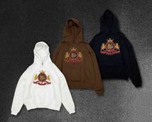 即決! King Gnu LIVE TOUR 2021 AW ☆ CRESTロゴ フーディ (パーカー) ブラック XLサイズ 未開封新品 / キングヌー_画像2