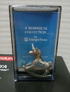 ♪♪Whimsical Collection Selangor Pewter セランゴール・ピューター 木馬　一角獣♪♪