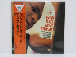 1980年 McCoy Tyner LIVE AT NEWPORT マッコイ・タイナー ライヴ・アット・ニューポート 帯付き 美品 VIM-5565 JAZZ LP ジャズ レコード