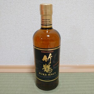 【新品】Nikka 竹鶴 ピュアモルト ウイスキー 43度 700ml 黒ラベル