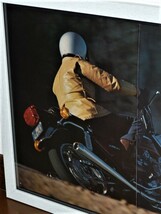 1976年 USA 70s 洋書雑誌記事 額装品 Kawasaki KZ650 カワサキ Z650 / 検索用 ガレージ 店舗 看板 装飾 ディスプレイ サイン ( A3size ) _画像2