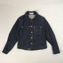 Levi's リーバイス 70100-29 エンジニアードジーンズ 立体裁断 日本製 01年 ジージャン Sサイズ デニム ジャケット Gジャン_画像2