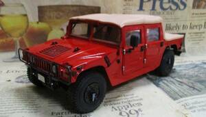* out of print *EXOTO*1/18*1995 Hummer Civilian - Soft Top red *Humvee