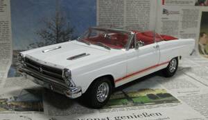 * ultra rare out of print * world 996 pcs *GMP*1/18*1966 Ford Fairlane GT Convertible white 