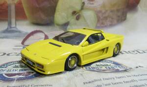 ★レア絶版*BBR*1/43*1988 Ferrari Testarossa Gemballa イエロー*フェラーリ≠MR