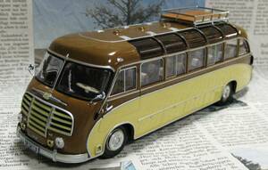 * очень редкий распроданный *Minichamps PMA*1/43*1953 SETRA S8 BUS Brown / бежевый * автобус 