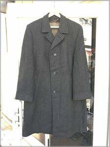 ★MAYFIELD　60s　ビンテージ　ウール　コート　ユニオンチケット★検 ジャケット ツイード チェスターコート アメリカ 古着