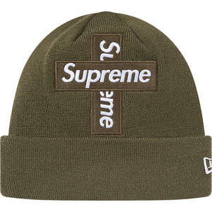 Supreme Cross Box Logo beanie シュプリーム クロス olive