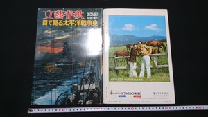 ｎ▲　文藝春秋　昭和48年　臨時増刊　特集・目で見る太平洋戦争史　文藝春秋　レトロ・アンティーク・コレクション/ｎ03