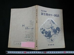 Y□　発行時期不明　改訂増補　新生物カラー図表　5版発行　浜島書店　/e-A03